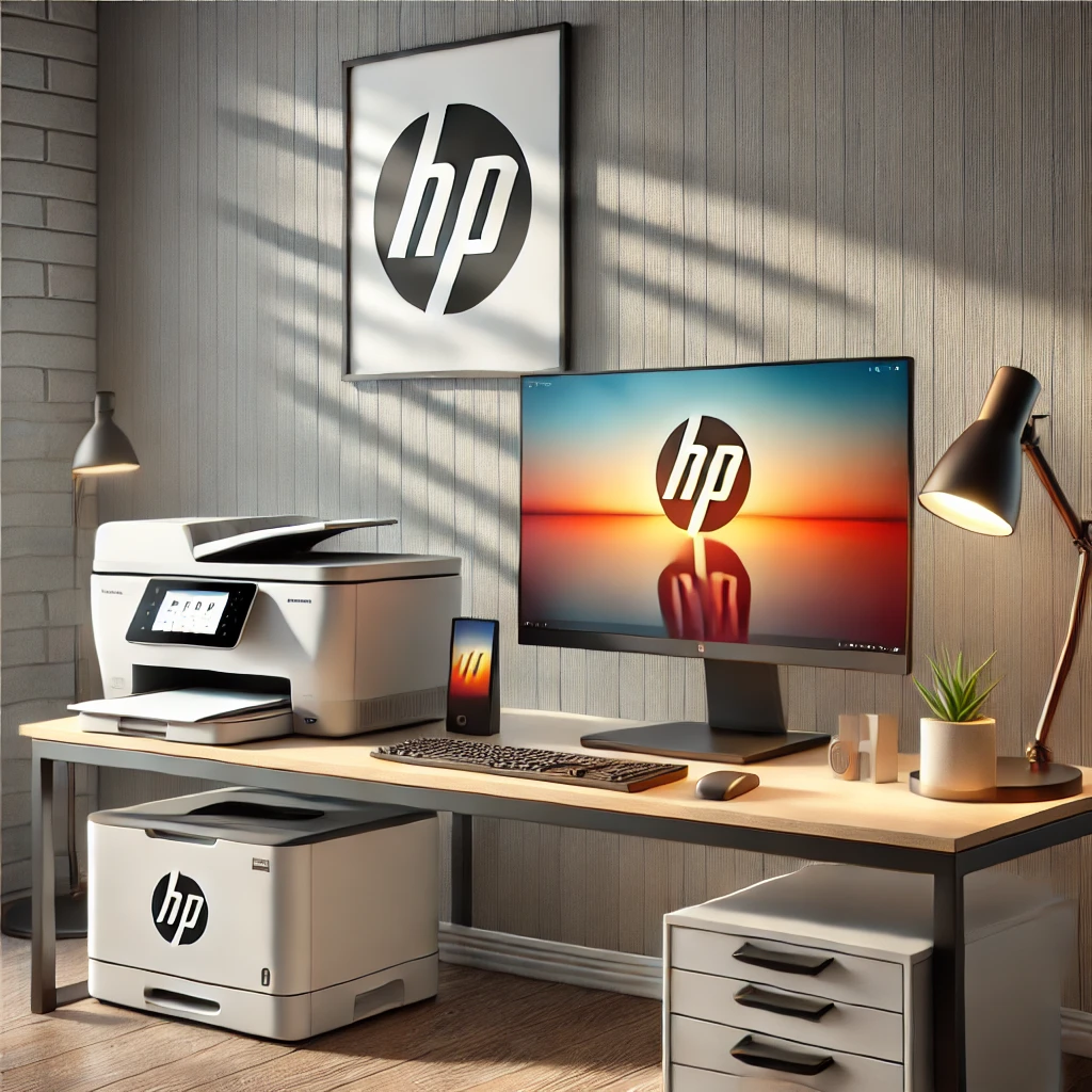 Image of HP\x27s technology products.