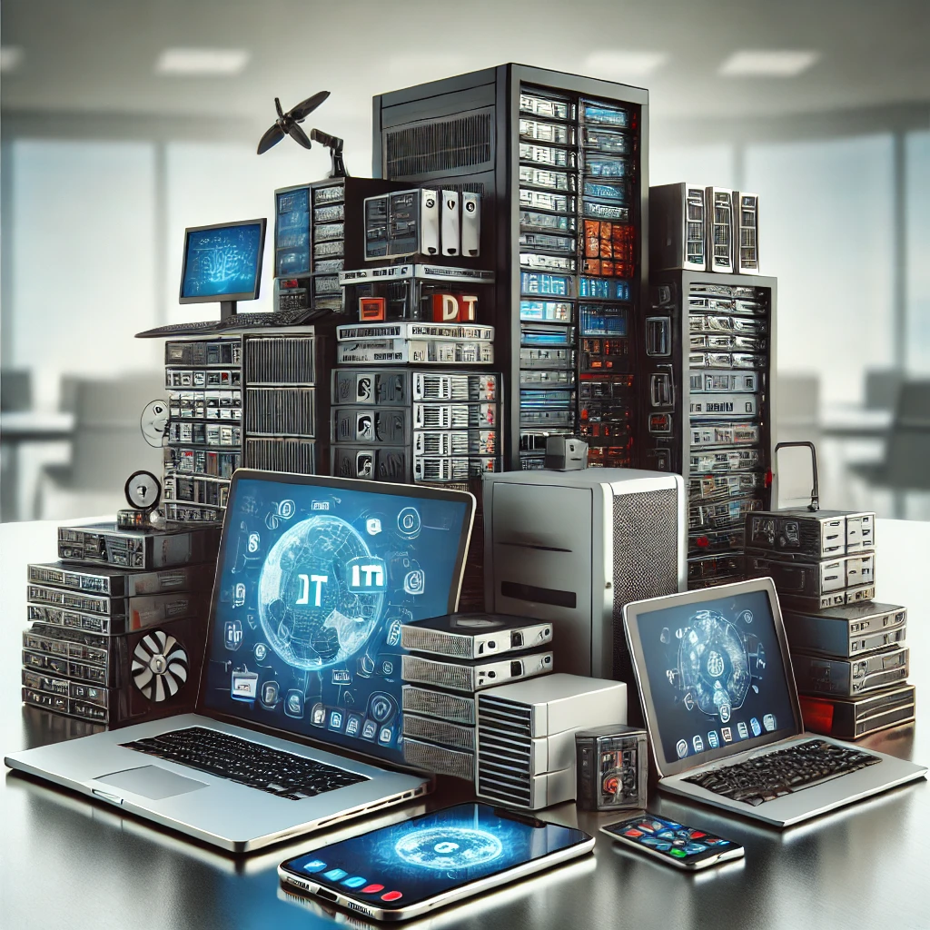 The types of assets an ITAD provider is important for large businesses who benefit from dealing with only one provider to handle their entire range of assets